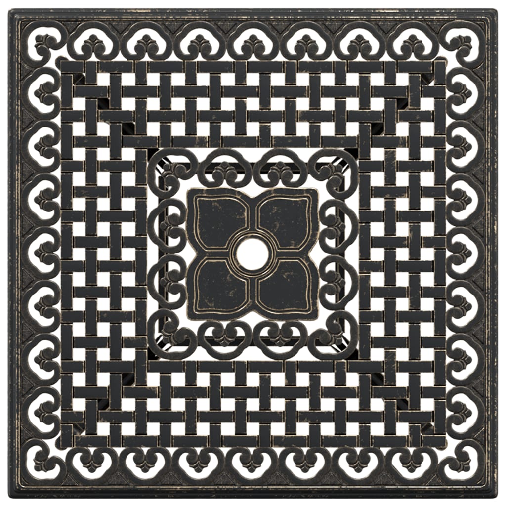 Tuintafel 80X80X75 Cm Gietaluminium Kleurig