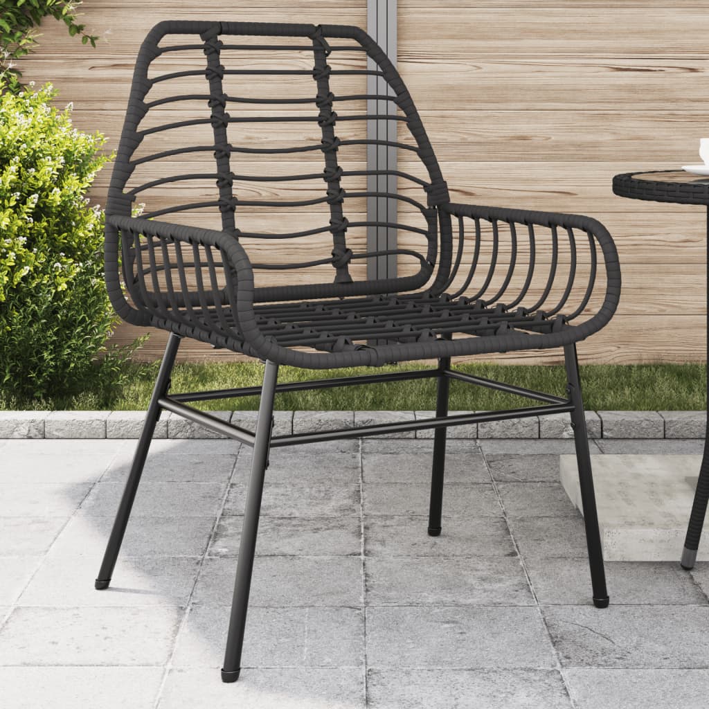 Tuinstoel Poly Rattan 2 St