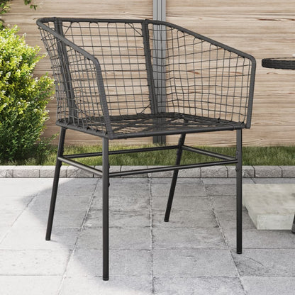 Tuinstoel Poly Rattan 2 St