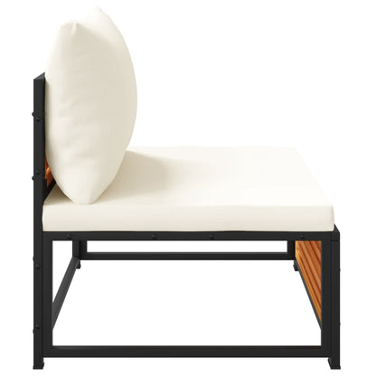 Tuinbank Zonder Armleuningen Met Kussens Massief Acaciahout