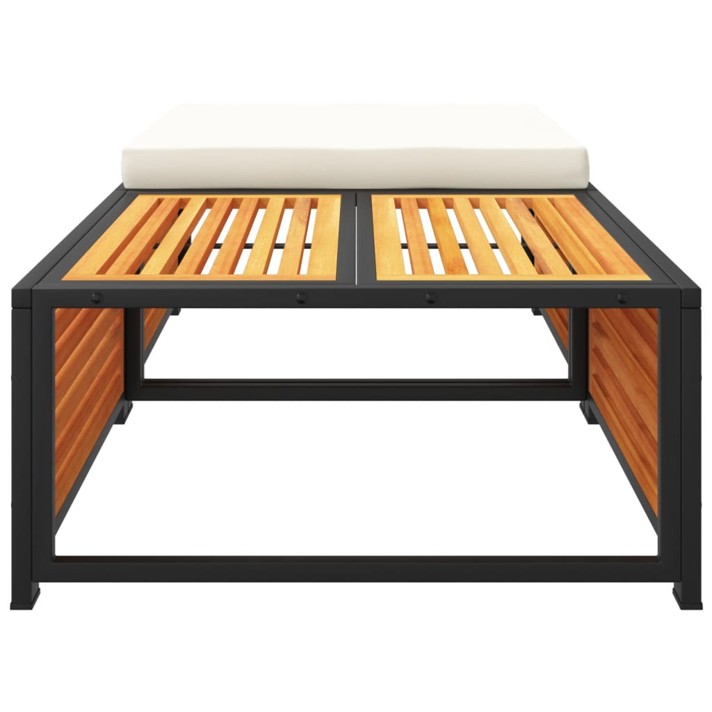 Tuintafel Met Kruk Massief Acaciahout