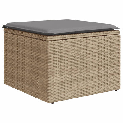 11-Delige Tuinset Met Kussens Poly Rattan