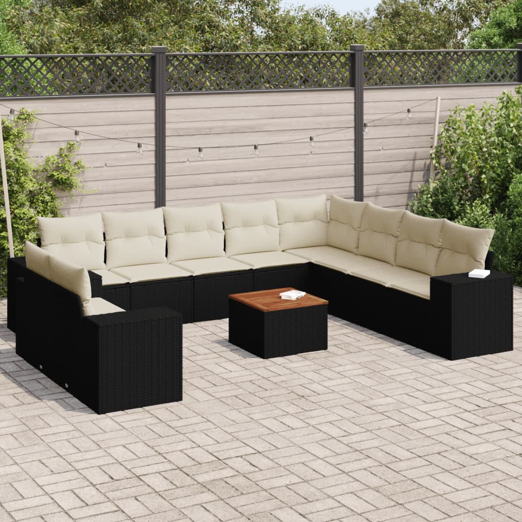Tuinset Met Kussens Poly Rattan
