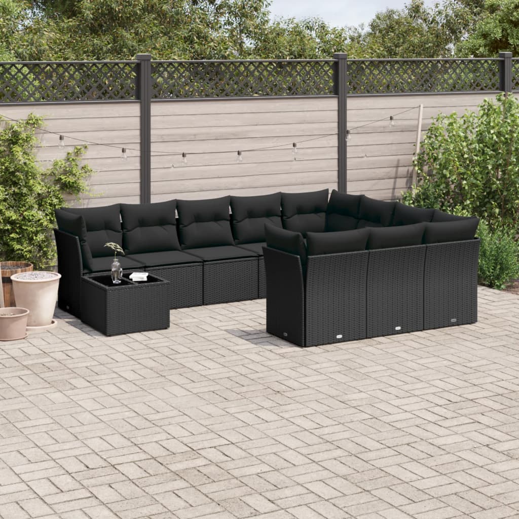 Tuinset Met Kussens Poly Rattan