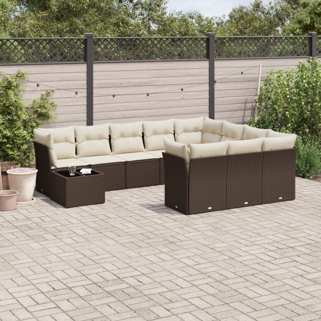 Tuinset Met Kussens Poly Rattan