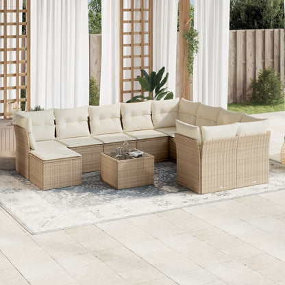 Tuinset Met Kussens Poly Rattan