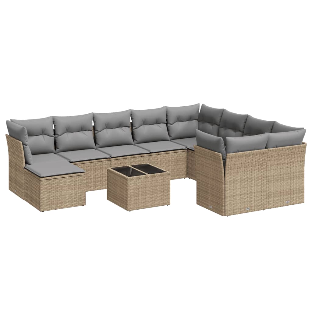 Tuinset Met Kussens Poly Rattan