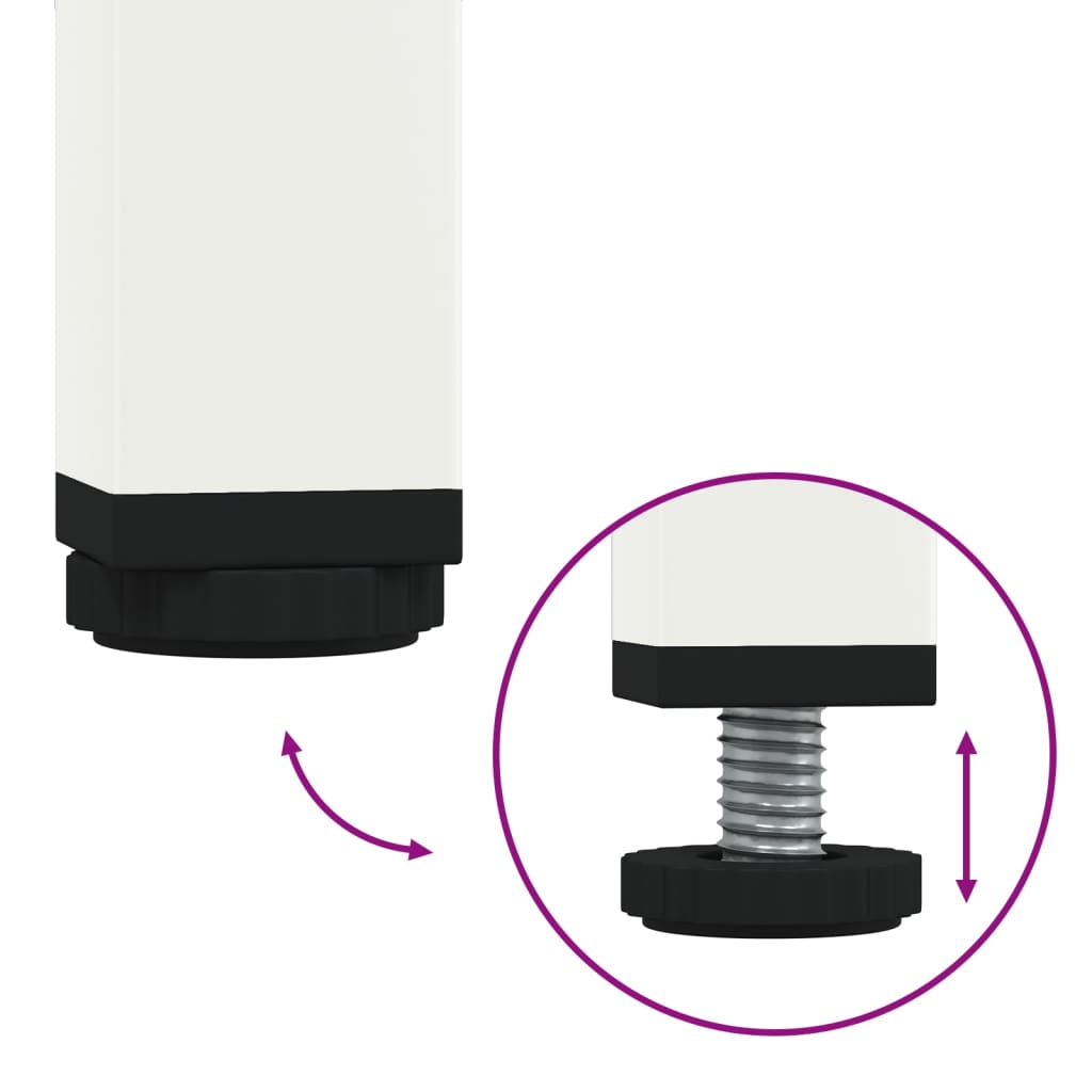 Nachtkastje 36X39X50,5 Cm Staal