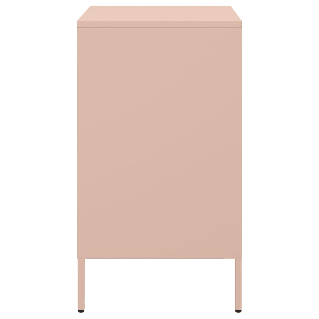 Nachtkastje 36X39X68 Cm Staal