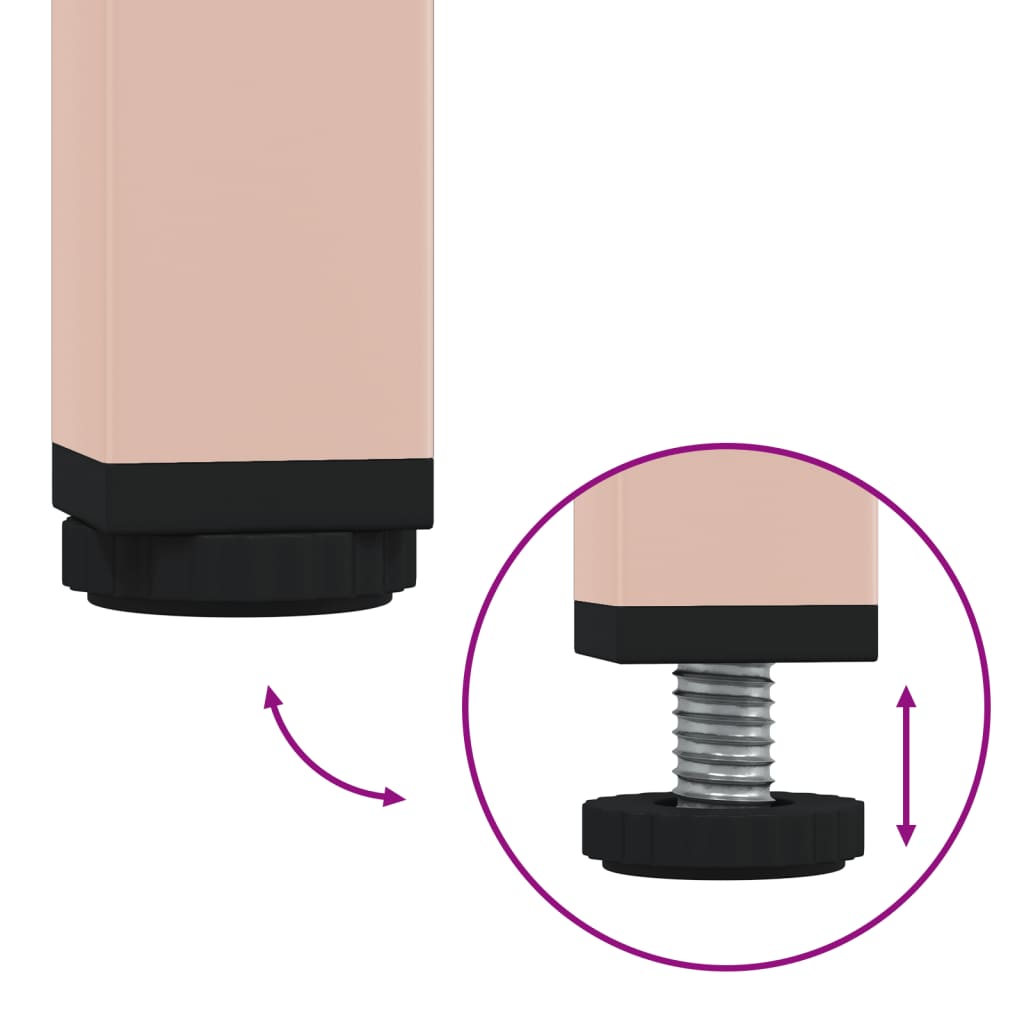 Nachtkastje 36X39X68 Cm Staal