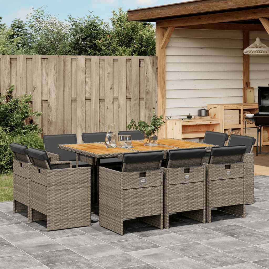 9-Delige Tuinset Poly Rattan
