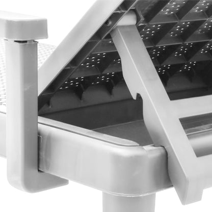 Ligbed In 4 Standen Verstelbaar 155,5X57X28 Cm Polypropeen