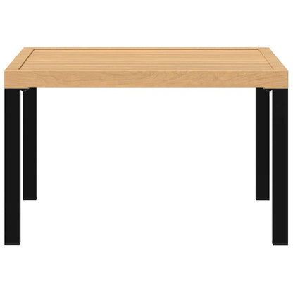 Tuintafel 65X65X40 Cm Aluminium Zwart