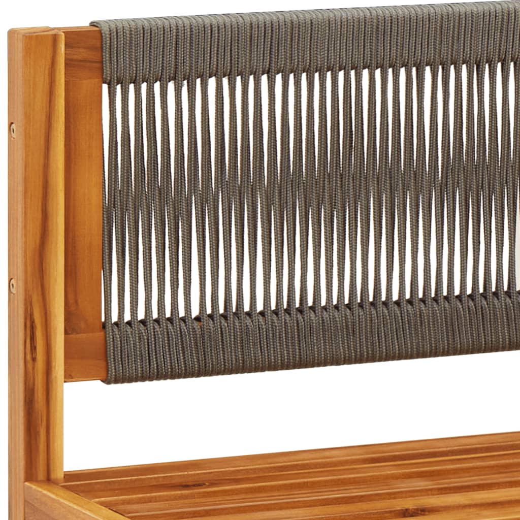 Tuinbank Zonder Armleuningen Met Kussens Massief Acaciahout