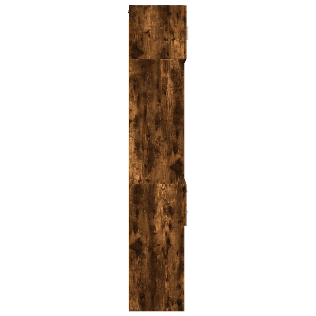 Opbergkast Smal 50X42,5X225 Cm Bewerkt Hout Kleur
