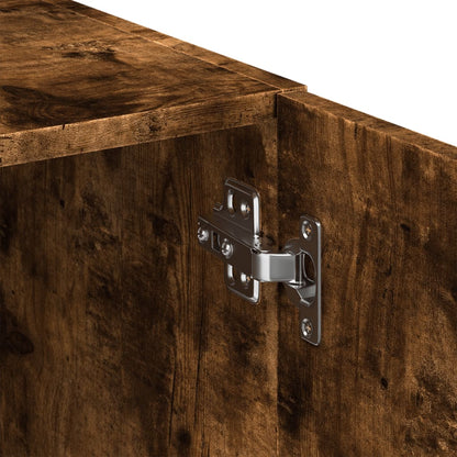 Opbergkast Smal 50X42,5X225 Cm Bewerkt Hout Kleur