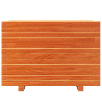 Plantenbak 70X40X49,5 Cm Massief Grenenhout Wasbruin Zand