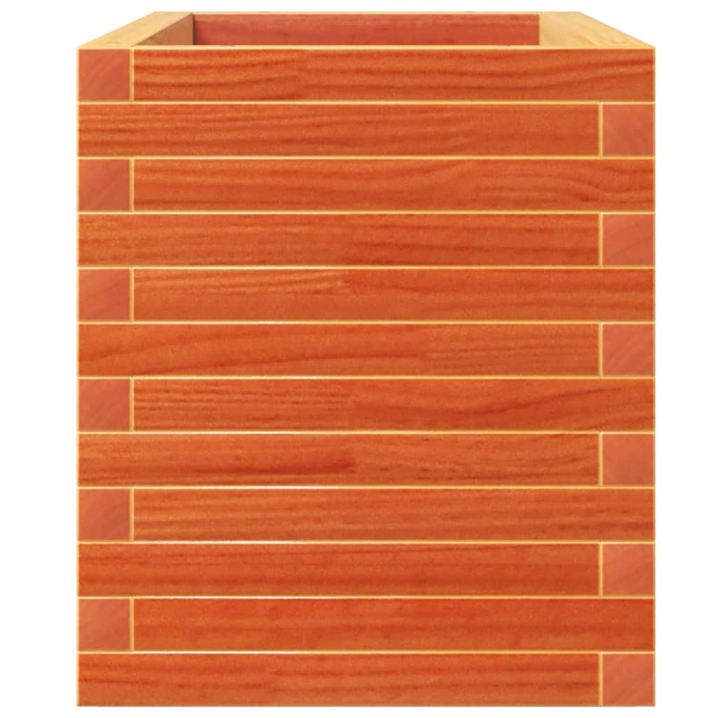 Plantenbak 110X40X49,5 Cm Massief Grenenhout Wasbruin