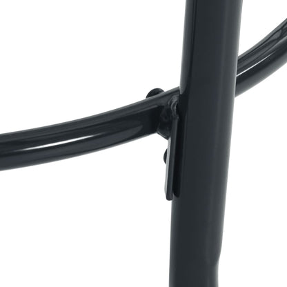 3-Delige Tuinset Stapelbaar Gepoedercoat Staal Antracietkleur