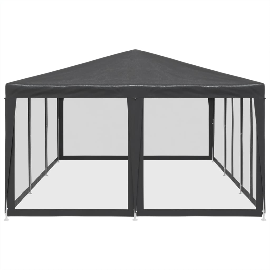 Partytent Met 10 Mesh Zijwanden Hdpe Kleurig