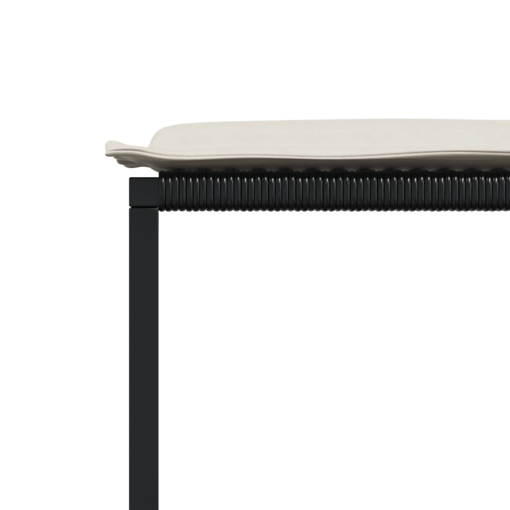 9-Delige Tuinset Poly Rattan Zwart