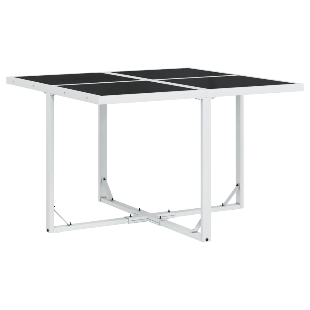 9-Delige Tuinset Met Kussens Textileen Wit