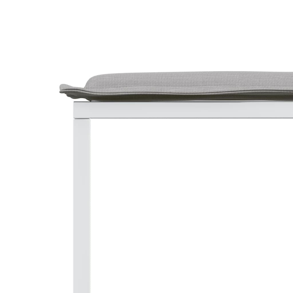 17-Delige Tuinset Met Kussens Textileen Wit