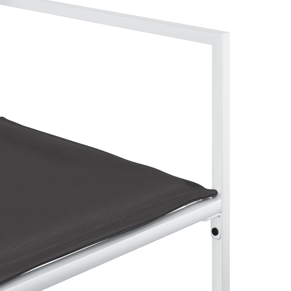 9-Delige Tuinset Met Kussens Textileen Wit