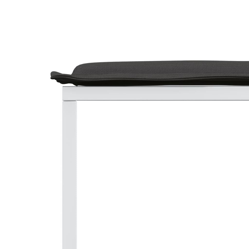 11-Delige Tuinset Met Kussens Textileen Wit