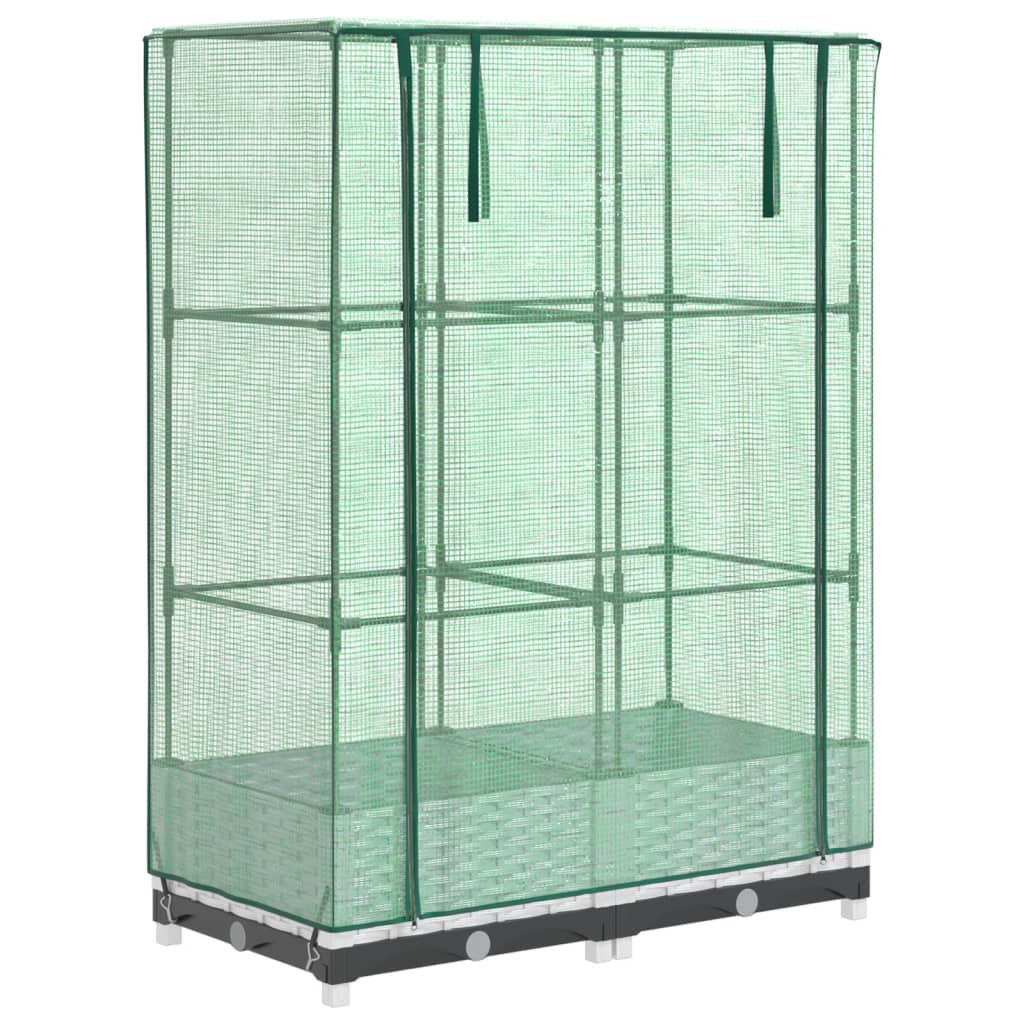 Plantenbak Verhoogd Met Kashoes Rattanlook