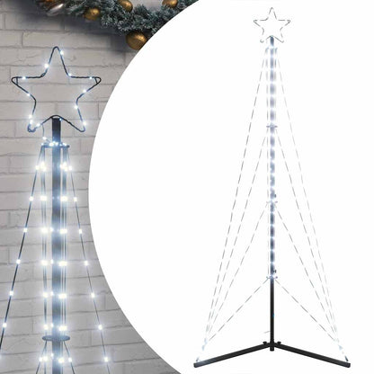 Led-Kerstboom 363 Leds Koud Wit 182 Cm Koudwit