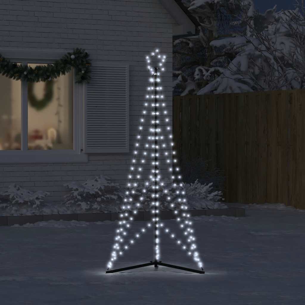 Led-Kerstboom 363 Leds Koud Wit 182 Cm Koudwit