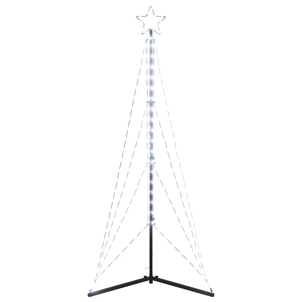 Led-Kerstboom 363 Leds Koud Wit 182 Cm Koudwit