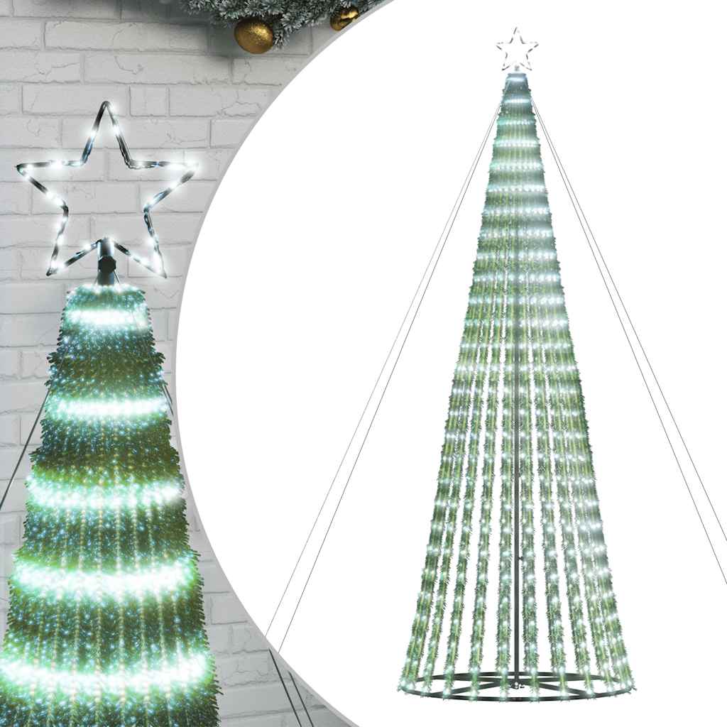 Led-Kerstboom 1028 Leds Koud Wit Koudwit