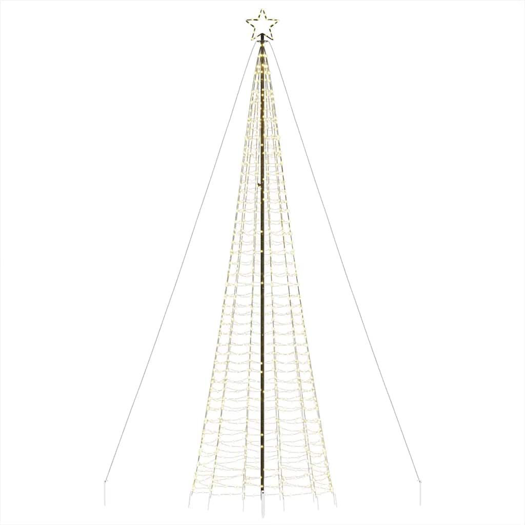 Led-Kerstboom Met Spikes 1534 Leds Warm Wit Warmwit