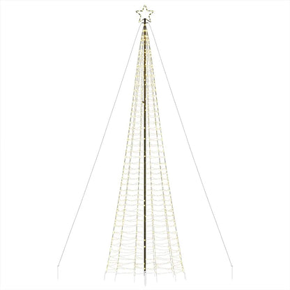 Led-Kerstboom Met Spikes 1534 Leds Warm Wit Warmwit