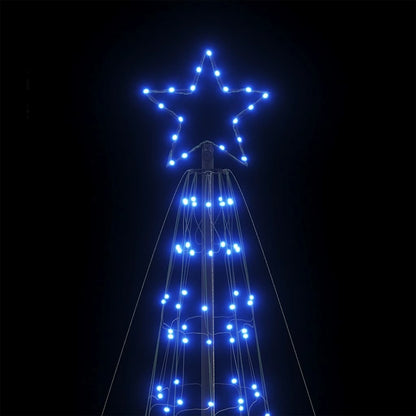 Led-Kerstboom Met Spikes 1534 Leds Blauw