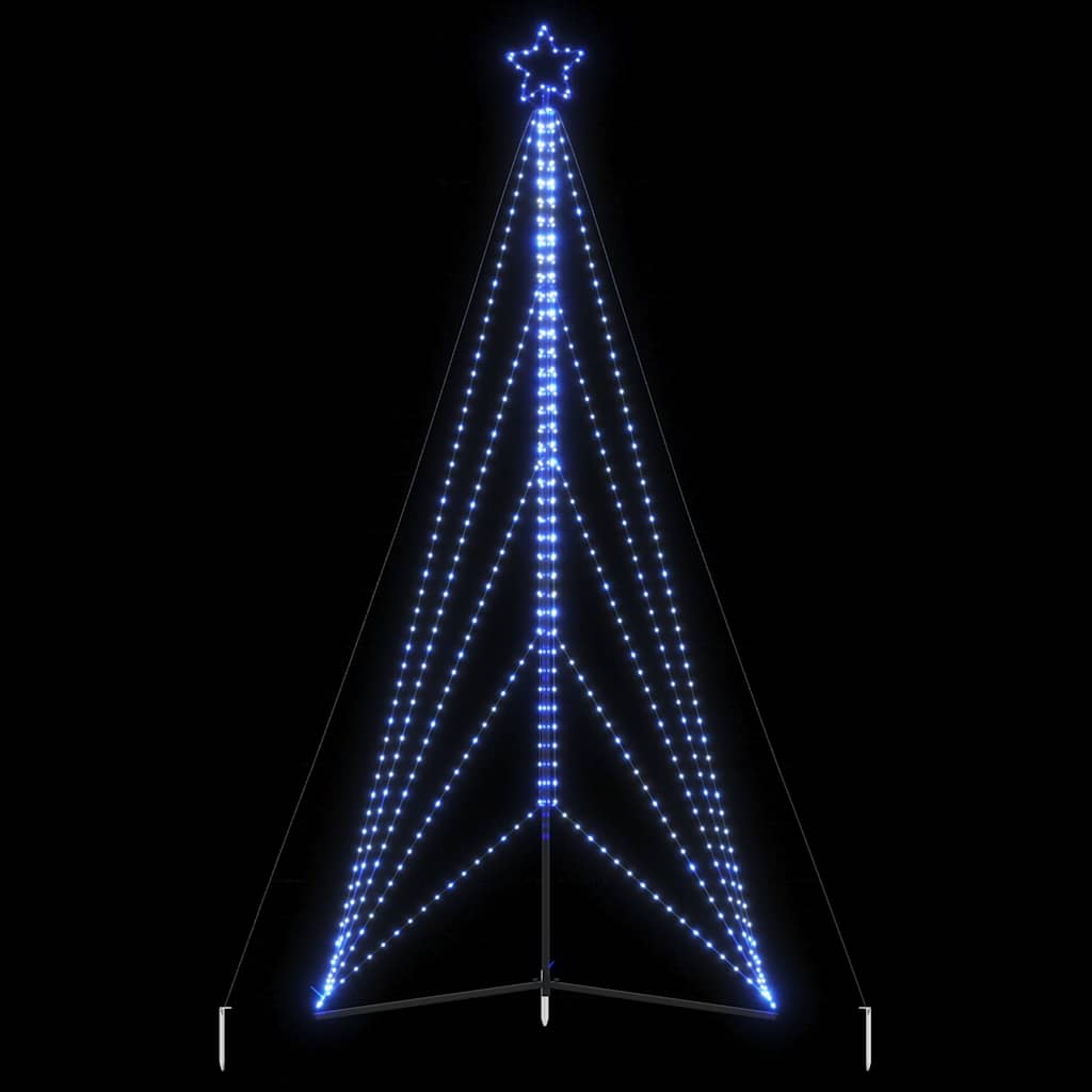 Led-Kerstboom 363 Leds 182 Cm Blauw