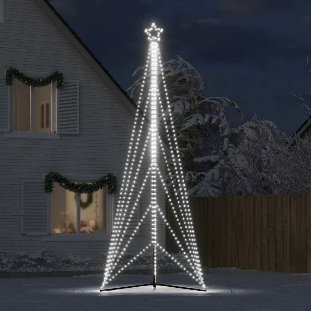 Led-Kerstboom 861 Leds Koud Wit 478 Cm Koudwit