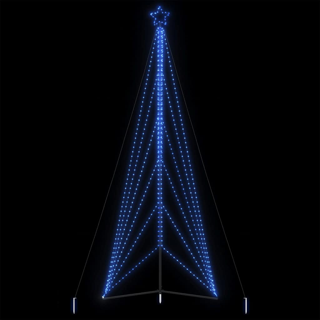 Led-Kerstboom 363 Leds 182 Cm Blauw
