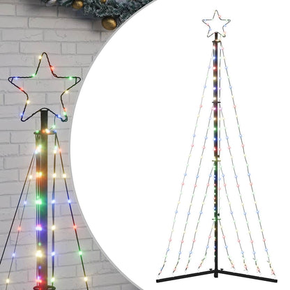 Led-Kerstboom 339 Leds Kleurrijk 187 Cm Multikleur