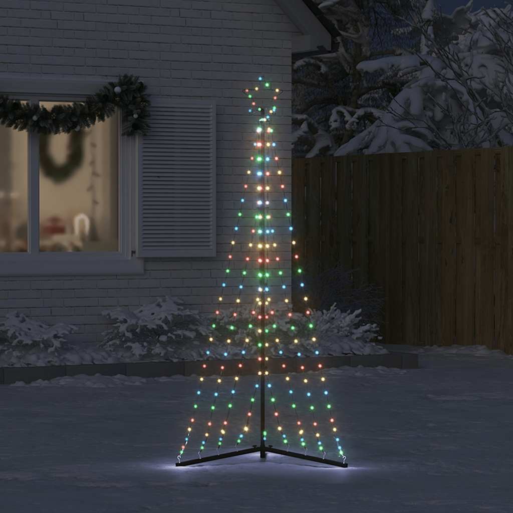 Led-Kerstboom 339 Leds Kleurrijk 187 Cm Multikleur