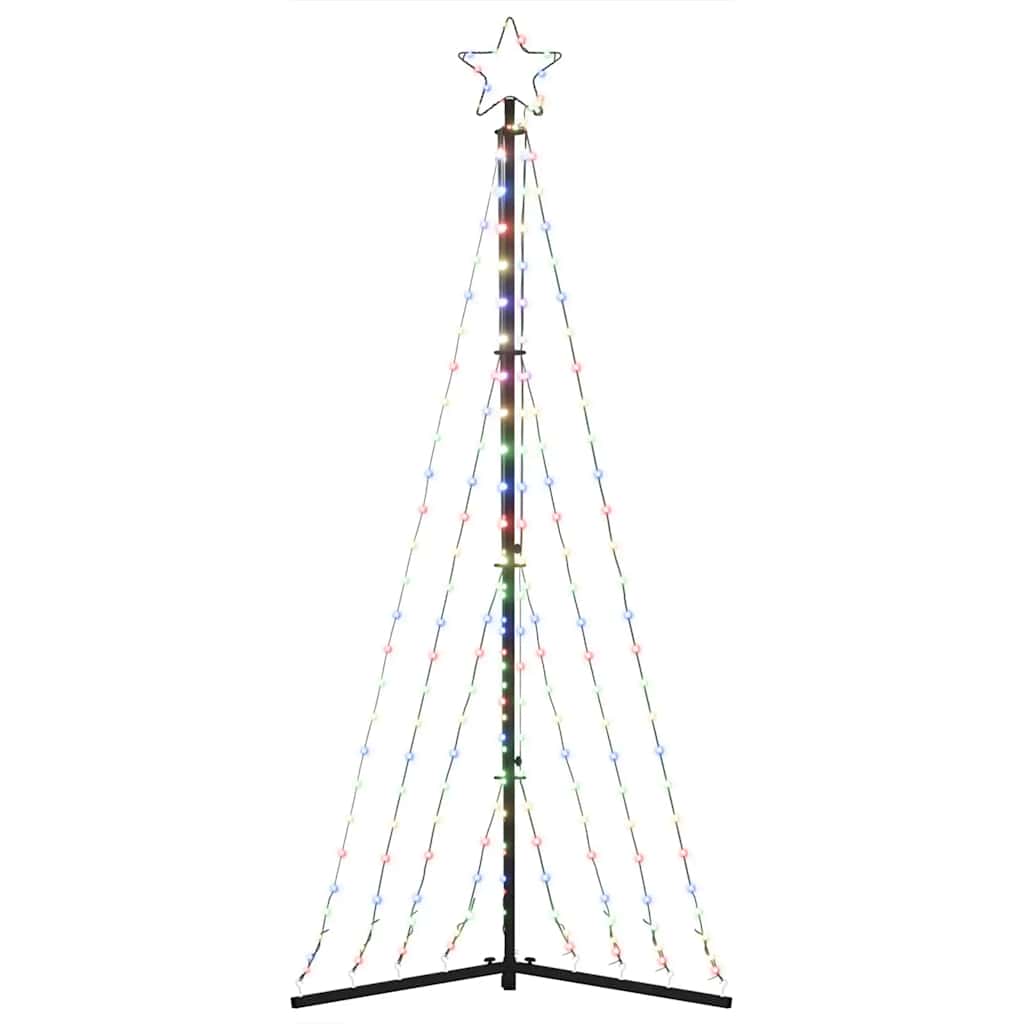 Led-Kerstboom 339 Leds Kleurrijk 187 Cm Multikleur
