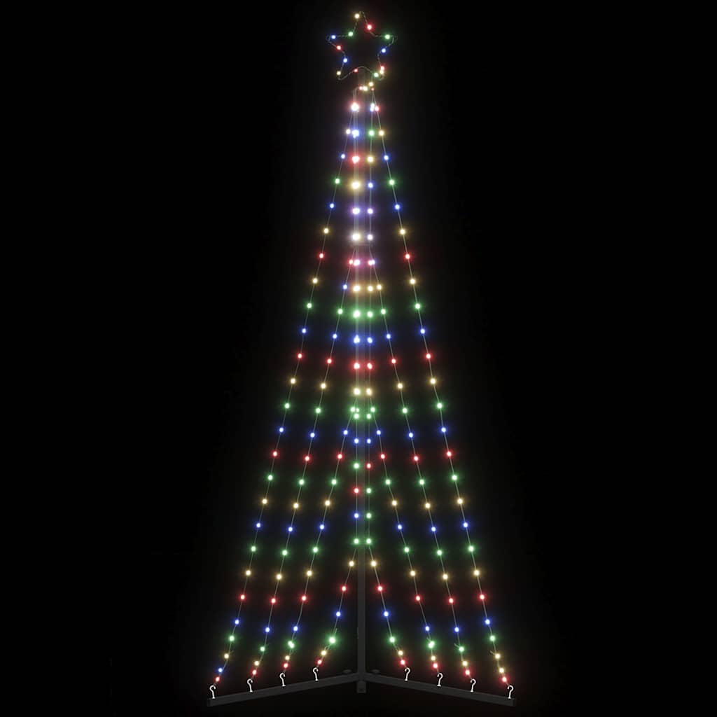 Led-Kerstboom 339 Leds Kleurrijk 187 Cm Multikleur