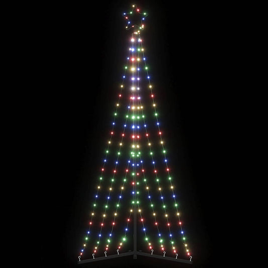 Led-Kerstboom 339 Leds Kleurrijk 187 Cm Multikleur