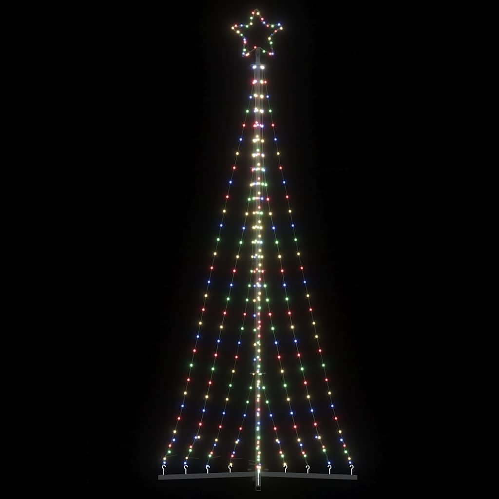 Led-Kerstboom 339 Leds Kleurrijk 187 Cm Multikleur