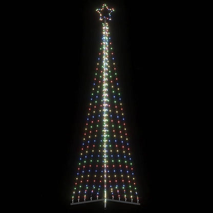 Led-Kerstboom 339 Leds Kleurrijk 187 Cm Multikleur