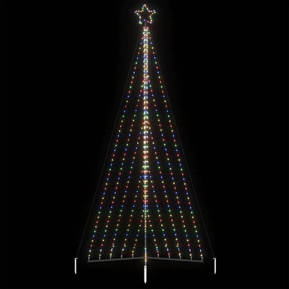 Led-Kerstboom 339 Leds Kleurrijk 187 Cm Multikleur