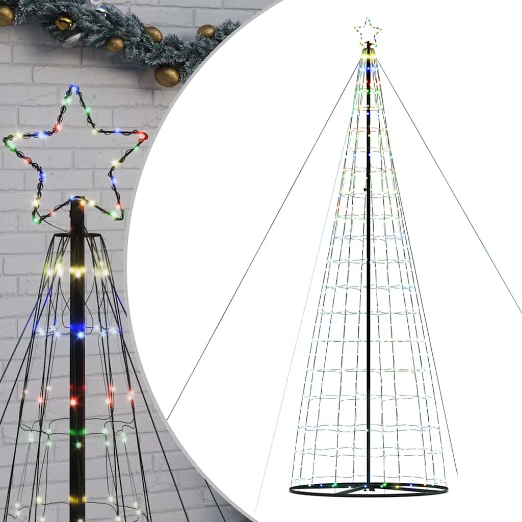Led-Kerstboom 1534 Leds Kleurrijk Multikleur
