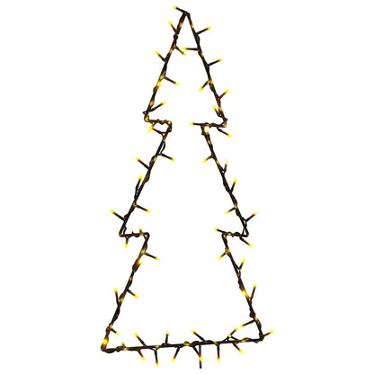 Kerstverlichting Kerstboom Silhouet 80 Leds Warm Wit